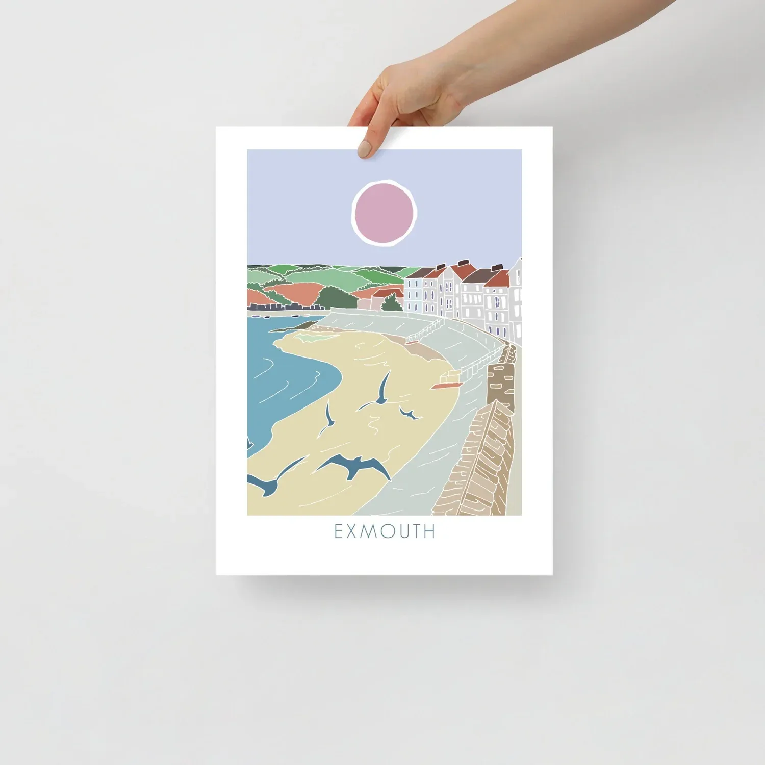 Exmouth Art Print - Coastal Decor