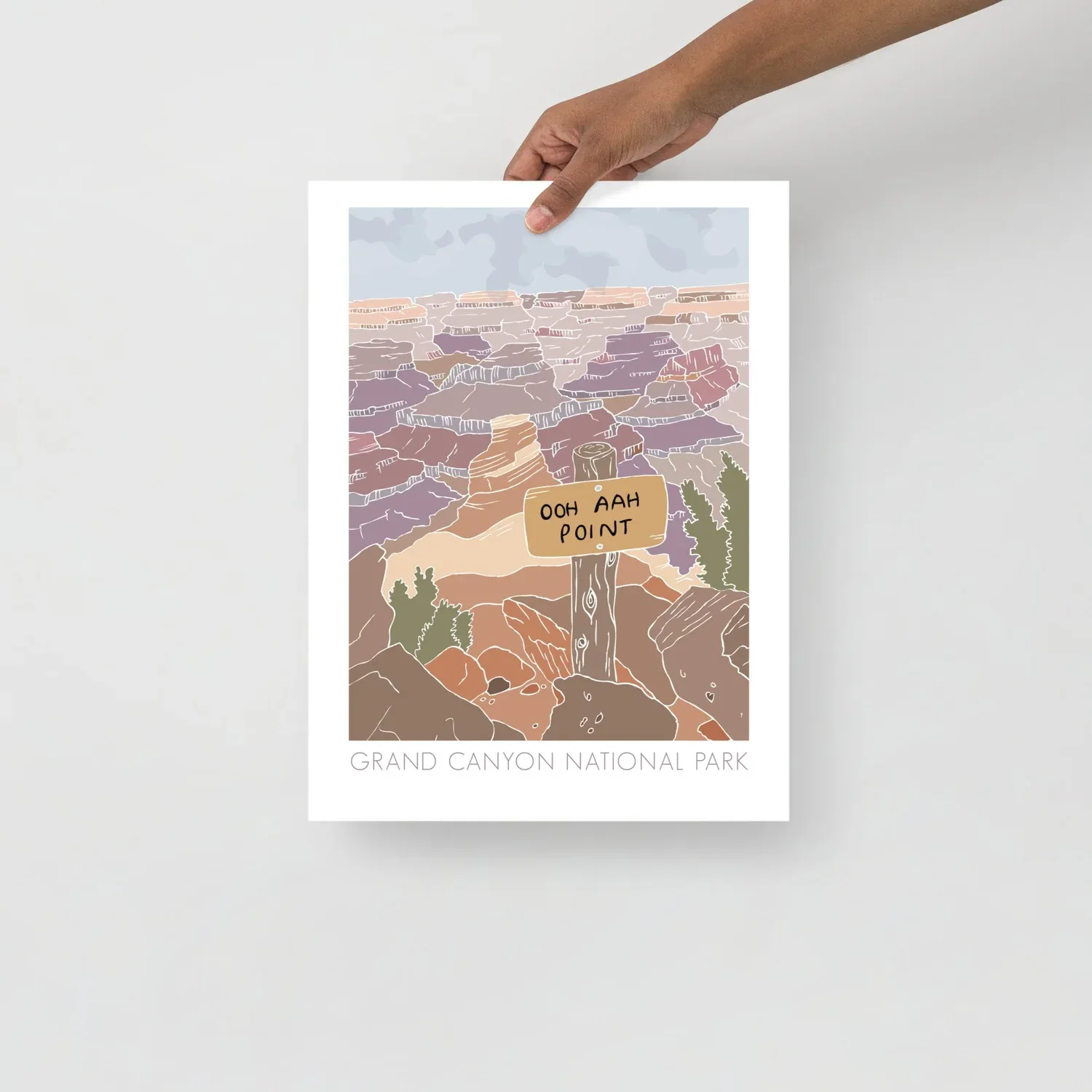 Grand Canyon Ooh Aah Point Art Print | Arizona Wall Art