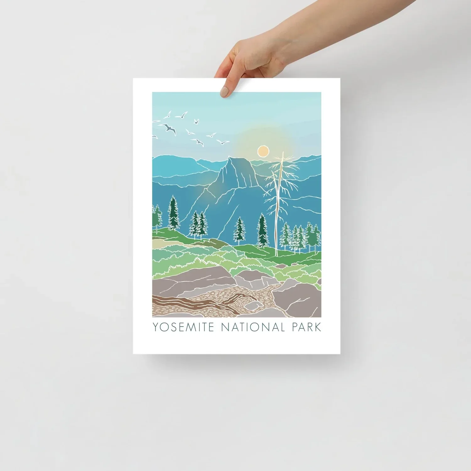 Yosemite Glacier Point Sunrise Art Print